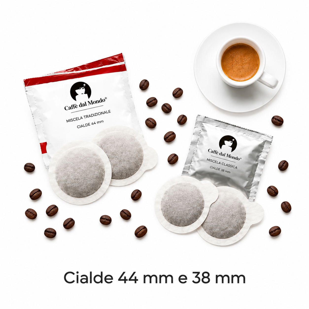 Cialde 44 mm e 38 mm