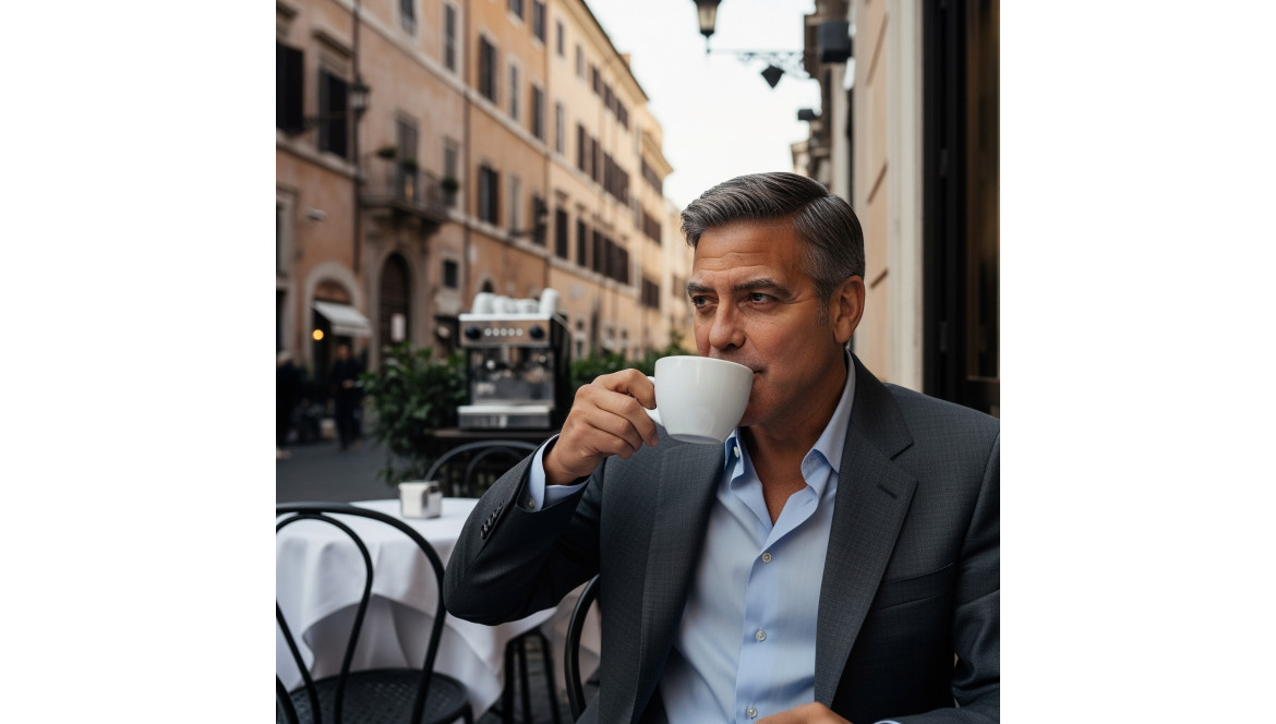 George Clooney e il caffè: passione, impegno e quattro tazze al giorno